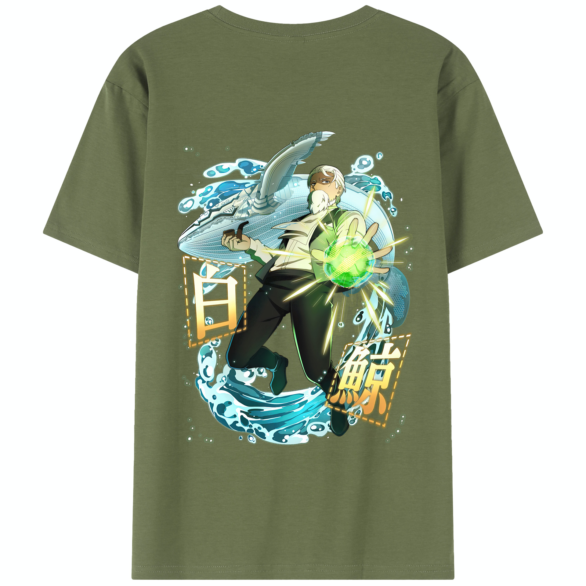 （画像用） 文豪ストレイドッグス Bungo Stray Dogs 綿100％半袖Tシャツ（背面プリント）